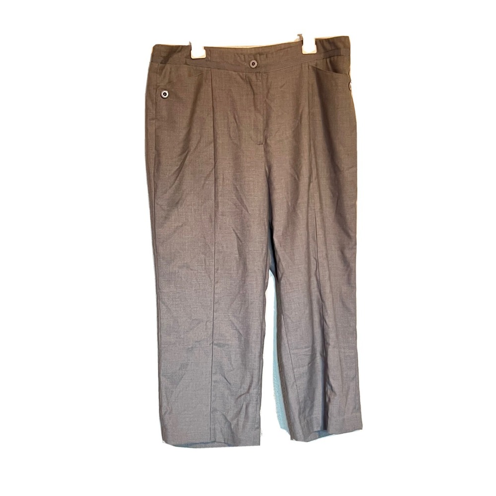 EP Pro womens gold pants size 8 grey Capri cropped pants BO